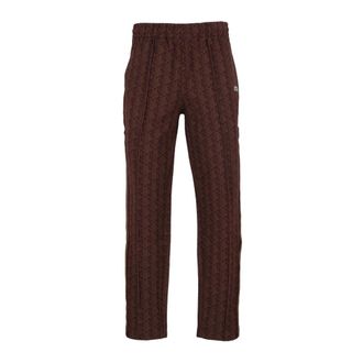 Lacoste Paris Monogram Sweatpants - Dames - Broeken - Bruin - Maat: S Katoen