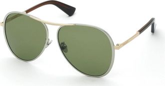 Nina Ricci SNR407 340Y Womens Sunglasses Silver Size 59