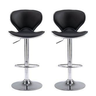 OEM Taburetes De Bar - Sevencomfort - Lote De 2 - Altura Ajustable - Metal - C&oacute;modo Y Elegante