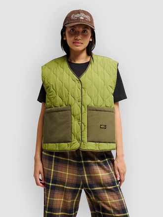 Quiksilver Kalong Gilet verde