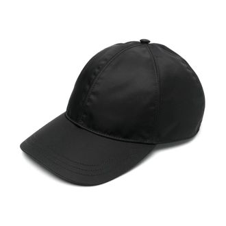 Prada Black Re-Nylon baseball cap - male - Prada - Hats & Caps - Black - XL - Accessories