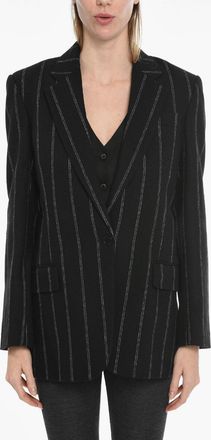 Stella McCartney Blazer Boyfriend Gessato in Lana Stella McCartney