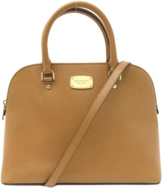 Michael Kors Pre-owned Handbags, female, Brown, Size: ONE SIZE Pre-owned Plastic totes