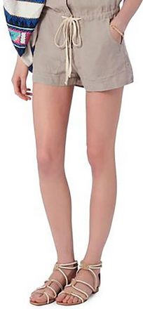 Enza Costa Cargo Romper In Gray