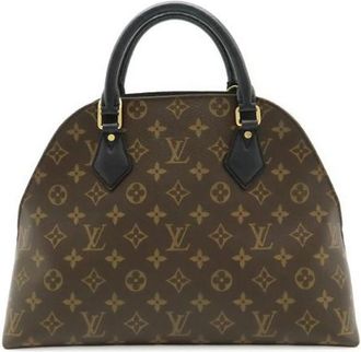 Louis Vuitton Pre-owned Alma Monogram Handbag - Dames - Vintage Handtas - Bruin - ONE Size - Leer - Vintage