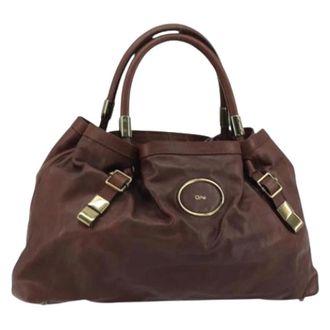 Chlo&eacute; Pre-owned Handbags, female, Brown, Size: ONE SIZE Pre-owned Shoulder Bag