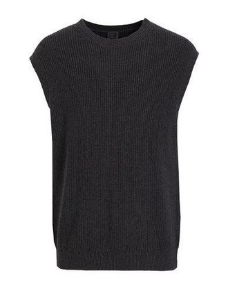 8 by YOOX ORGANIC COTTON-CACHEMERE BLEND KNITWEAR S/LESS ROUND-NECK
