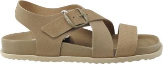Geox Sandybett Sandal - Dames - Sandalen - Groen - 36 EU - Leer - Schoenen