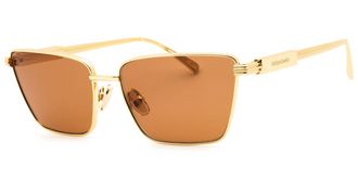 Ferragamo SF331S 745 Womens Sunglasses Gold Size 59