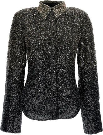 Rotate Beaded Shirt - Dames - Overhemden - Veelkleurig - M - Overhemden