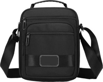 Generic Compatible For Mens Shoulder Bag Crossbody Man Small Messenger Oxford Male Handbags(Black)