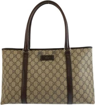 Gucci Borsa Tote Pre-owned in tela GG Supreme - - Pre-owned - Donna - Marrone - ONE SIZE