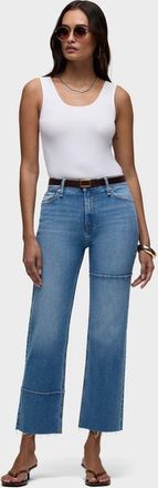 Hudson Remi Pintucked Straight Ankle in Bayview at Nordstrom, Size 24 X 28