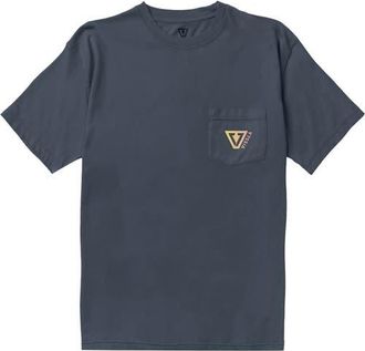 Vissla Established Premium Organic Pocket T-Shirt - Mens in Midnight 2 at Nordstrom, Size X-Large