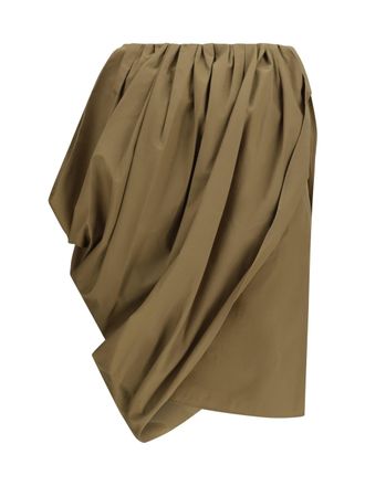 Chlo&eacute; Womens Skirt Amber Olive Cotton