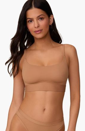Harper Wilde Bliss Scoop Bralette in Tan at Nordstrom, Size 3X-Large