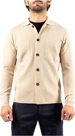 FILIPPO DE LAURENTIIS Wm 14M Jacket - Heren - Zomerjassen - Beige - XL - Wol - Jassen