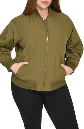 Levi's Relaxed Bomber Jacket in Army Green at Nordstrom, Size 1X