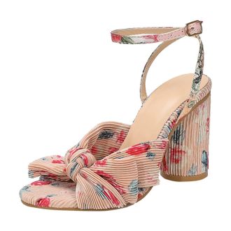 Generic Women Summer Platform High Heel Dressy Bow Strap Open Toe Large Size Footwear Sandals for Ladies Casual Outing (6.5)