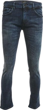 BOSS Jeans met donkere wassing - Blauw