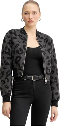 Silvian Heach Herrero Bomberjack - Dames - Bomber jackets - Grijs - XL - Wol - Jassen