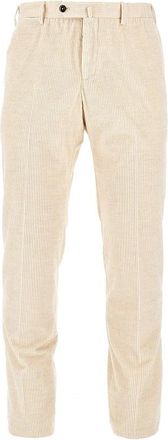 Pantaloni Torino Corduroy Slim Fit Broek - Heren - Broeken - Wit - Maat: XL Corduroy