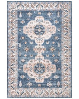 nuLOOM Nuloom Norma Machine Washable Traditional Medallion Area Rug