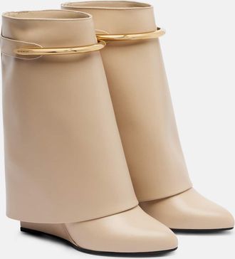 Givenchy Shark leather mid-calf boots