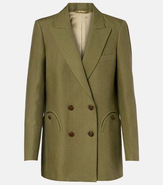 Blaz&eacute; Milano Blaz&eacute; Milano Midday Sun linen blazer