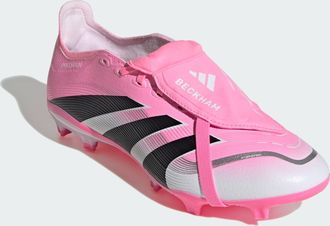adidas adidas Performance Unisex Predator League Fold-Over Tongue Firm/Multi-Ground Boots - Pink - Size UK 10.5
