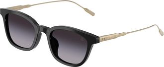 Moncler ME6027D LENTIS Asian Fit 30018G Mens Sunglasses Black Size 50