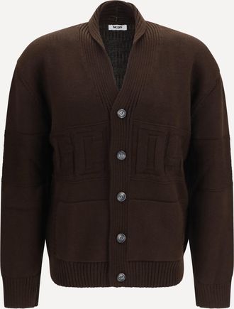 GCDS Buttoned logo Cardigan Male XL
