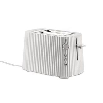 Alessi Toaster Plissé UK - White - Thermoplastic resin - Designer Michele de Lucchi