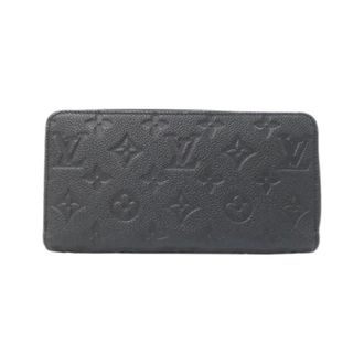 Louis Vuitton Pre-owned Clutches, female, Black, Size: ONE SIZE Pre-owned Monogram Empreinte Long Wallet