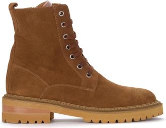 Via Roma 15 Anfibio Su&egrave;de Laarzen in Cuoio Kleur - Dames - Veterlaarzen - Bruin - 37 EU - Su&egrave;de - Schoenen