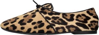 Fabio Rusconi Ponyskin Veterschoenen - Dames - Ballerinas - Bruin - 39 EU - Leer - Schoenen