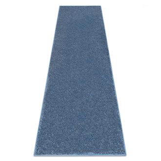 RugsX Rugsx - Alfombra De Pasillo Santa Fe Azul 74 Llanura Color S&oacute;lido Blue 80x400 Cm