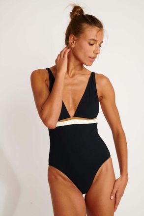 Banana Moon Badeanzug BANANA MOON Banana Moon Badeanzug ODALIS-MONTECITO, Damen, Gr. XXL, N-Gr, schwarz, Obermaterial: 75% Polyamid PA. 25% Elasthan EL., Badeanz&uuml;