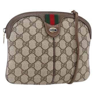Gucci Pre-owned Cross Body Bags, female, Beige, Size: ONE SIZE Pre-owned Plastic Cross Body Bag