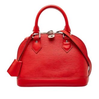 Louis Vuitton Pre-owned Handbags, female, Red, Size: ONE SIZE Pre-owned Alma BB