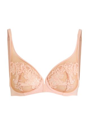 Simone Pérèle Simone PÉRÈLE Saga Guipure-lace Underwired bra - Light Pink - 38C