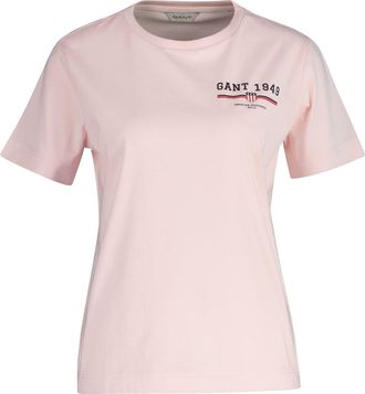 GANT T-Shirt »REG GRAPHIC SS T-SHIRT« regular fit, Print auf der Brust