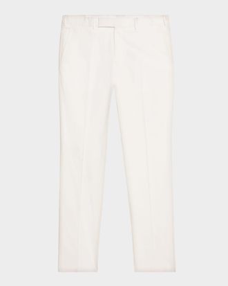 Ermenegildo Zegna Men & apos;s Premium Cotton Straight-Leg Trousers