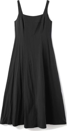 Mango Crinkled A-Line Dress in Black at Nordstrom, Size 10