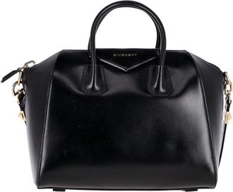 Givenchy Black Leather Medium Antigona Bag (Authentic Pre-Loved)