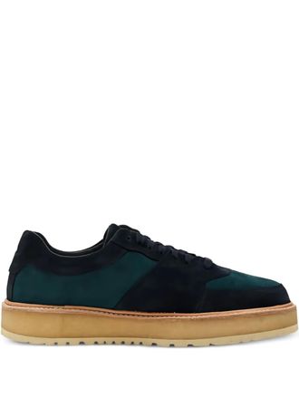 Clarks x Ronnie Fieg Sandford 2 trainers - men - Calf Suede/Calf Leather/Rubber/Fabric - 8.5 - Blue