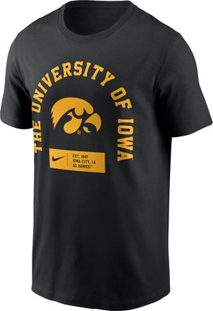 Nike Iowa Primetime Seasonal Nike Mens College T-Shirt in Black | N19900AIA-9SV