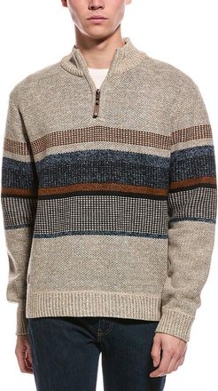 Point Zero Semi Fit 1/4-Zip Mock Neck Sweater