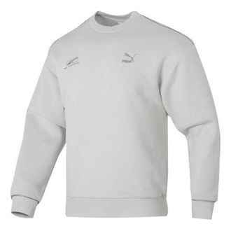 Puma Casual Logo Printed Sweater Grey 625075-80