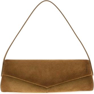 Jil Sander Tassen, Dames, Bruin, ONE Size, Leer, Kante Flap Shoulder